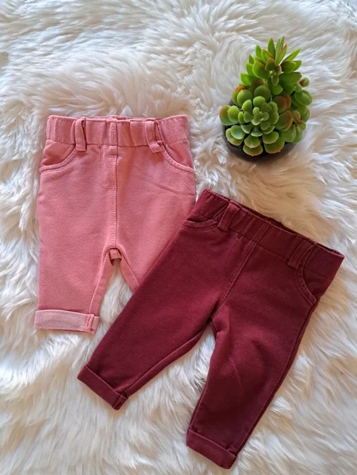 Lot de 2 jeggings