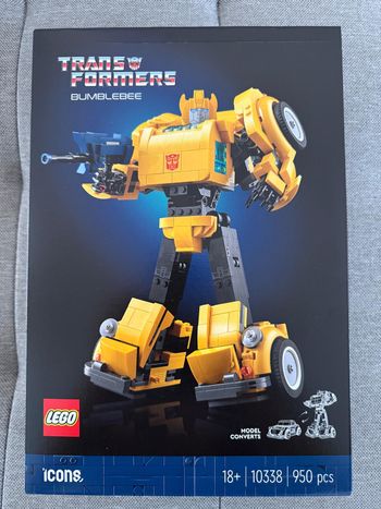 Lego 10338 Bumblebee Transformers Icons – Neuf, Scellé