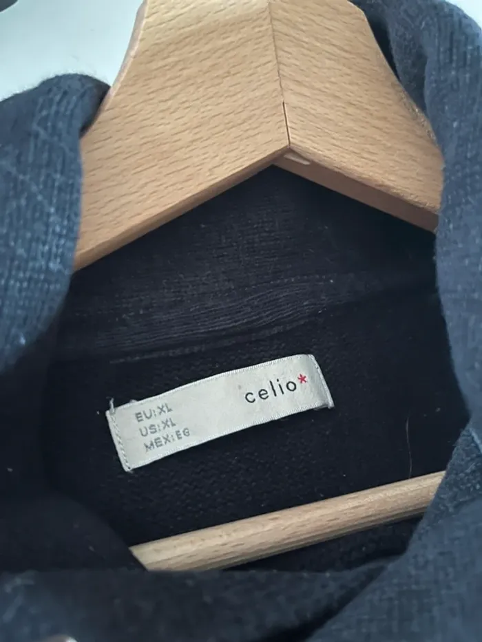 Pull celio noir en XL - photo numéro 4
