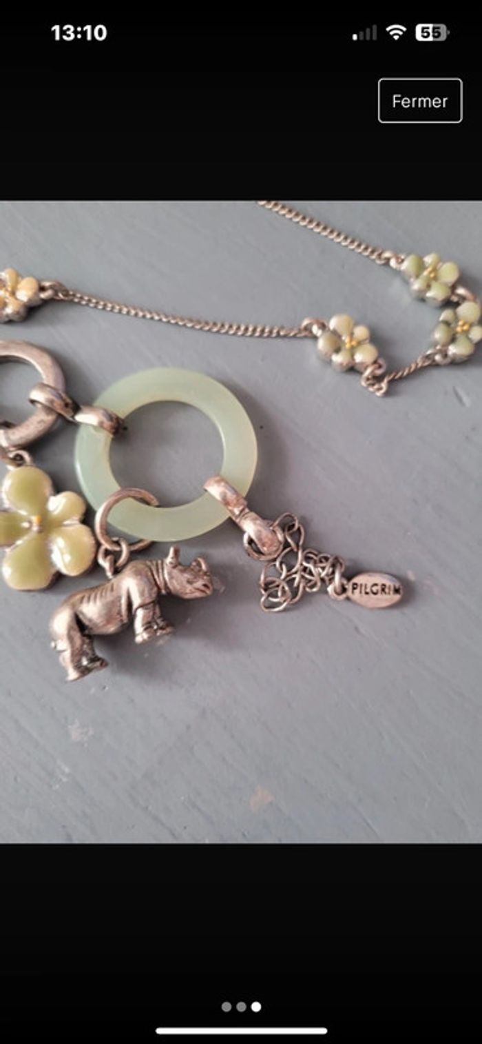 Ensemble sautoir et bracelet pilgrim - photo numéro 3