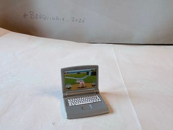 Ordinateur Portable Playmobil Gris - accessoire maison école