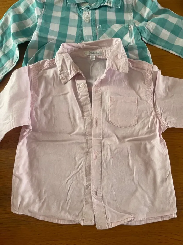 Lot 12 t-shirt ou chemises manches longues 18 mois - photo numéro 10