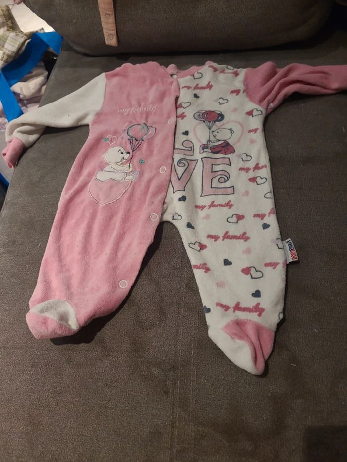 Lot pyjamas fille x2 - photo numéro 2