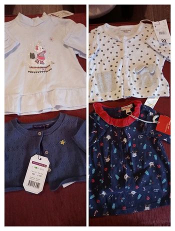 Lot 4 pièces fille 9 mois de