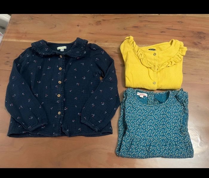 Lot de 3 chemises chemisiers