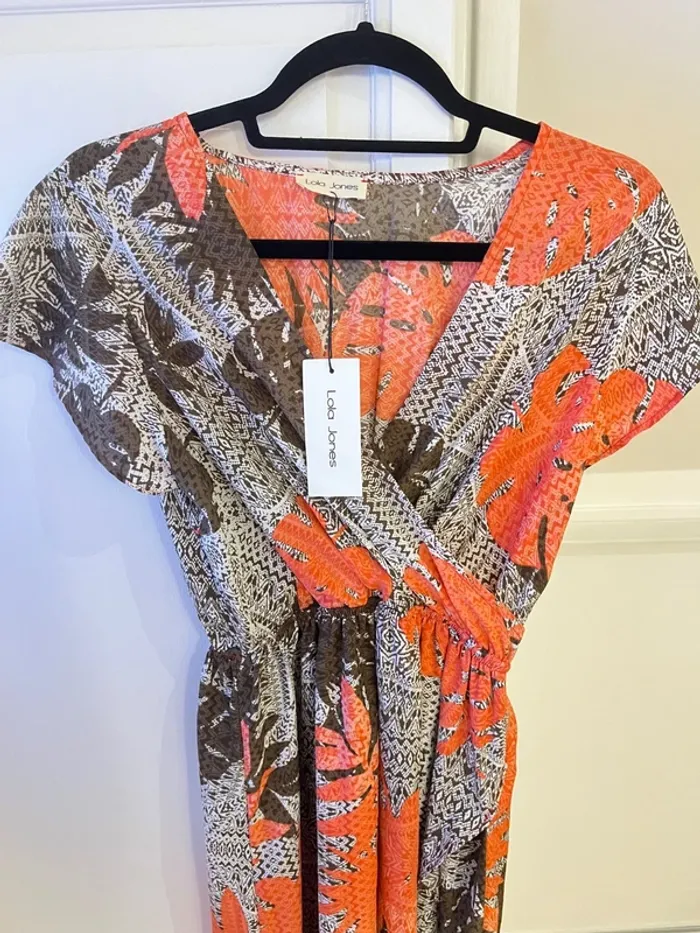 Robe longue à fleurs