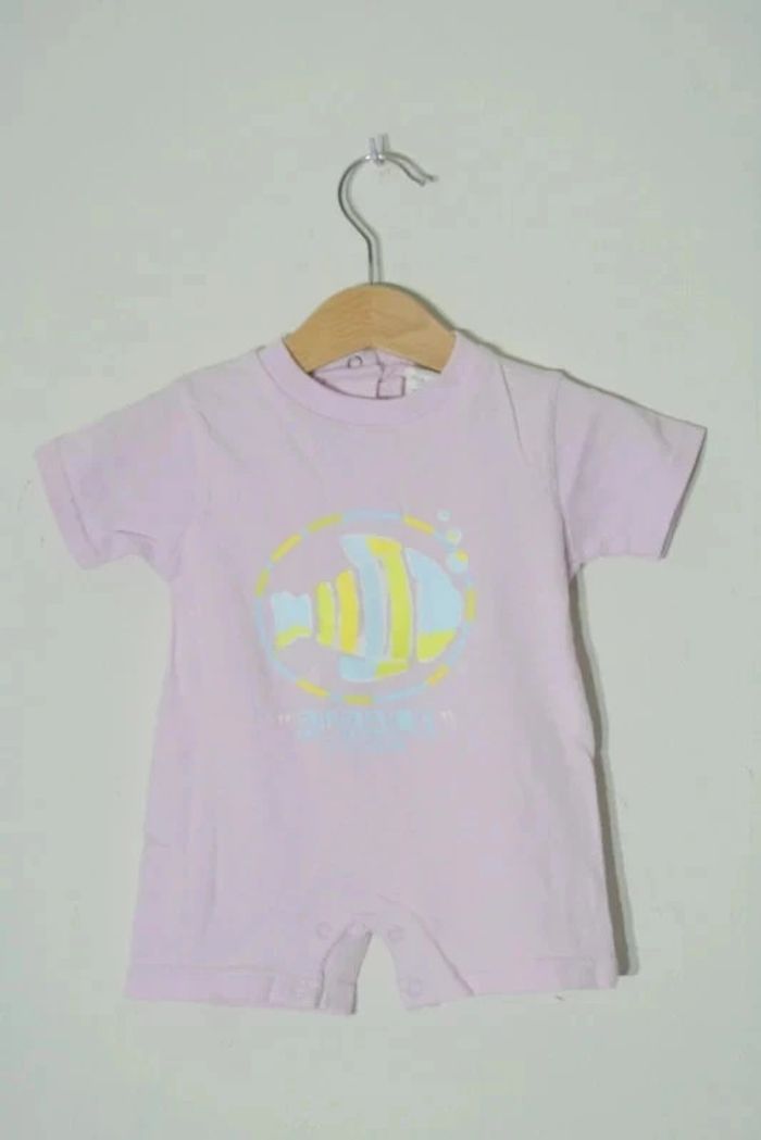 Barboteuse 3 mois rose clair