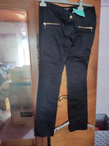 pantalon noir léger 38