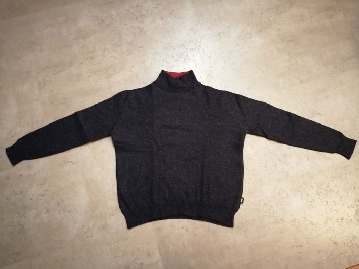 pull col cheminé gris anthracite Taille M Saint Hilaire