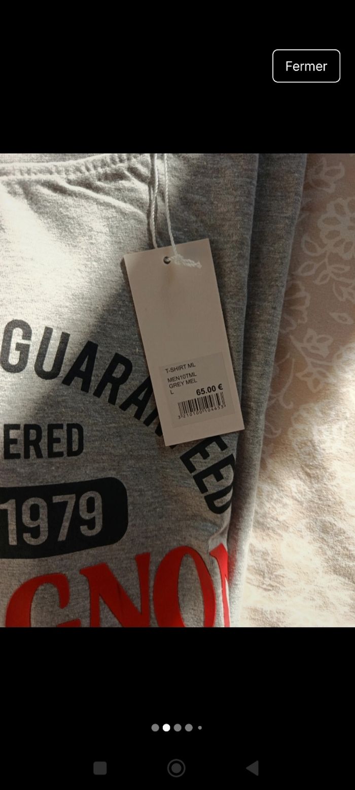 T-shirt manches longues  neuf - photo numéro 2