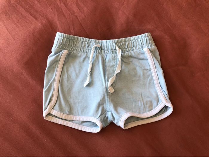 Short bleu ciel - 24 mois