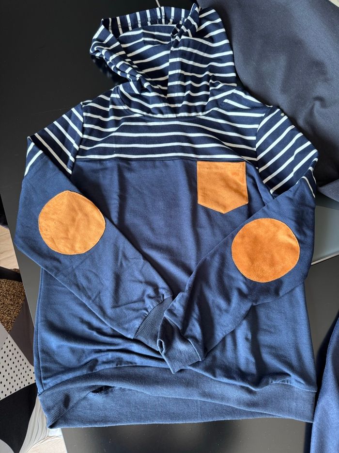 Tenue/pyjama sweat à capuche assortis bébé maman - photo numéro 3