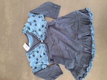 robe bleu étoile 6 mois