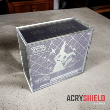 Protection acrylique pour ETB pokémon de la gamme Basics by Gemshield