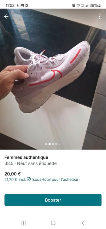 Basket nike authentique