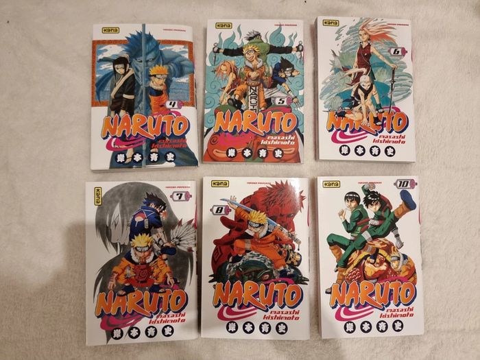 Naruto tome 4,5,6,7,8,10 - photo numéro 2