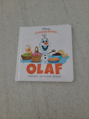 Mes premières histoires olaf prépare un pique nique