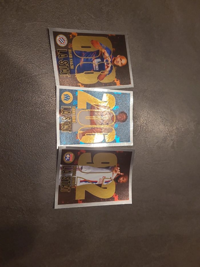 Lot stickers foot panini 2023