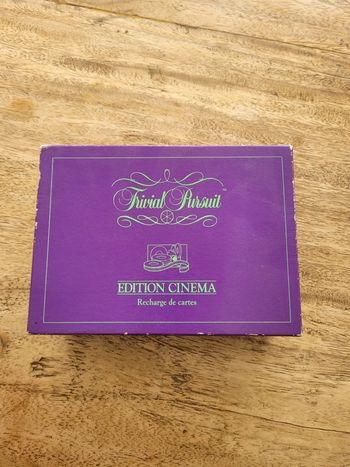 Recharge trivial pursuit edition cinema