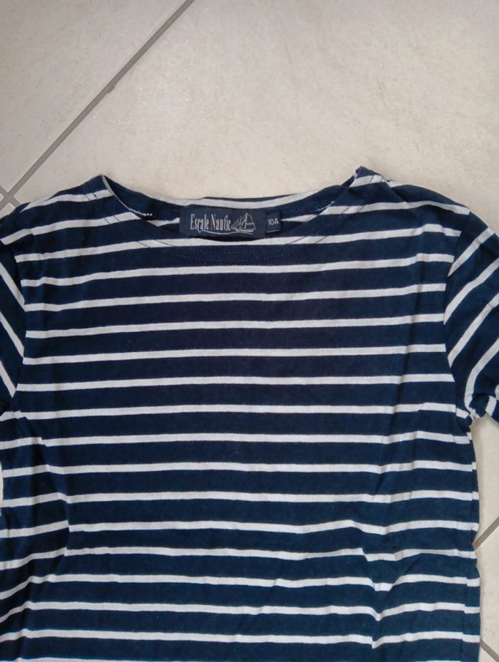 T-shirt manches longues taille 10 ans - photo numéro 2
