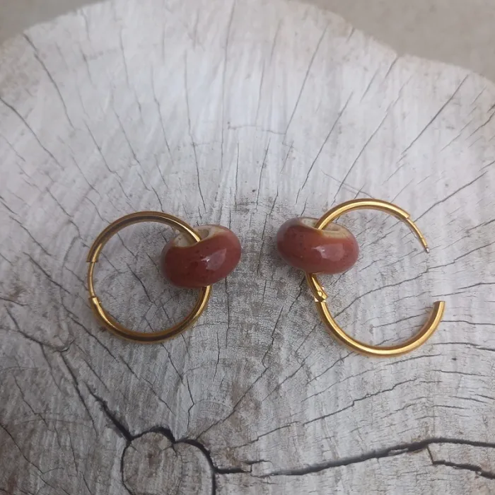 Boucles d'oreilles créoles - photo numéro 2