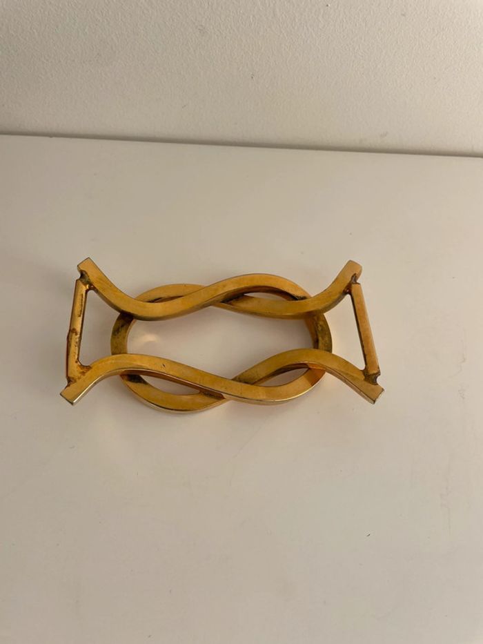 Boucle ceinture couleur or - photo numéro 2