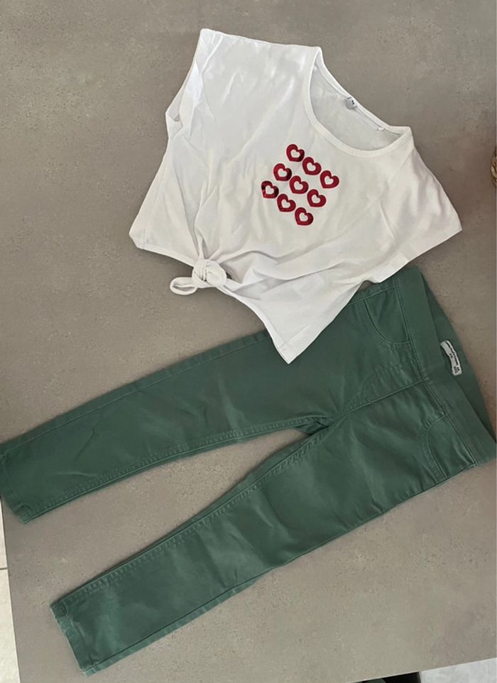Ensemble pantalon crop