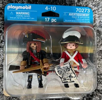 Playmobil 70273 Capitaine Pirate et Soldat- Pirates- Les Pirates