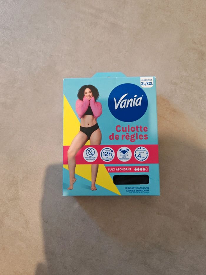 Culotte de règles noires Vania