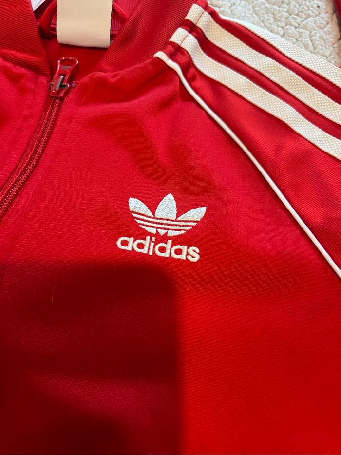 Ensemble jogging adidas rouge et blanc - photo numéro 7
