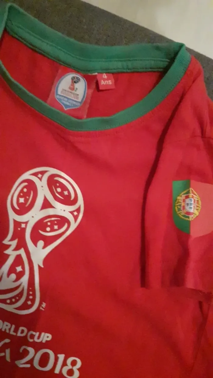 Tshirt édition coupe du monde 2018 en Russie: Portugal - photo numéro 2