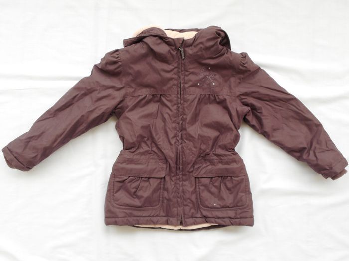 Blouson à capuche violine - Domyos - 5 ans - photo numéro 3