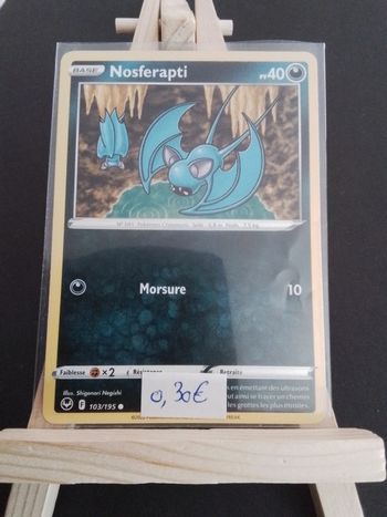 Carte Pokémon Nosferapti 103/195