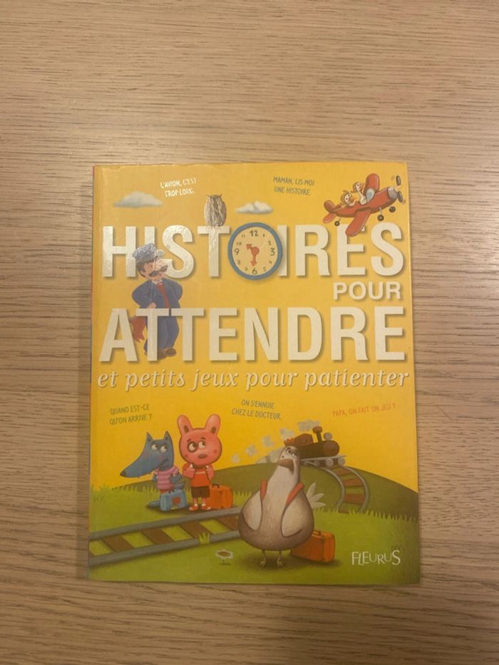 Livre et activités Histoires pour attendre