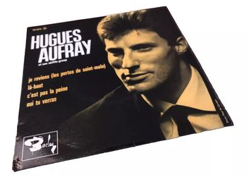 Vinyle 45 tours    Hugues Aufray et son skiffle group  Je reviens (les portes de Saint-Malo)  (1963)