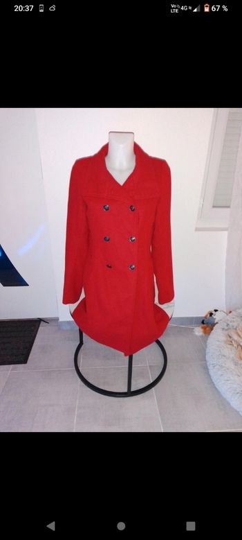 Superbe caban rouge