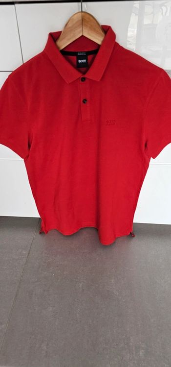 Polo rouge Hugo Boss taille L