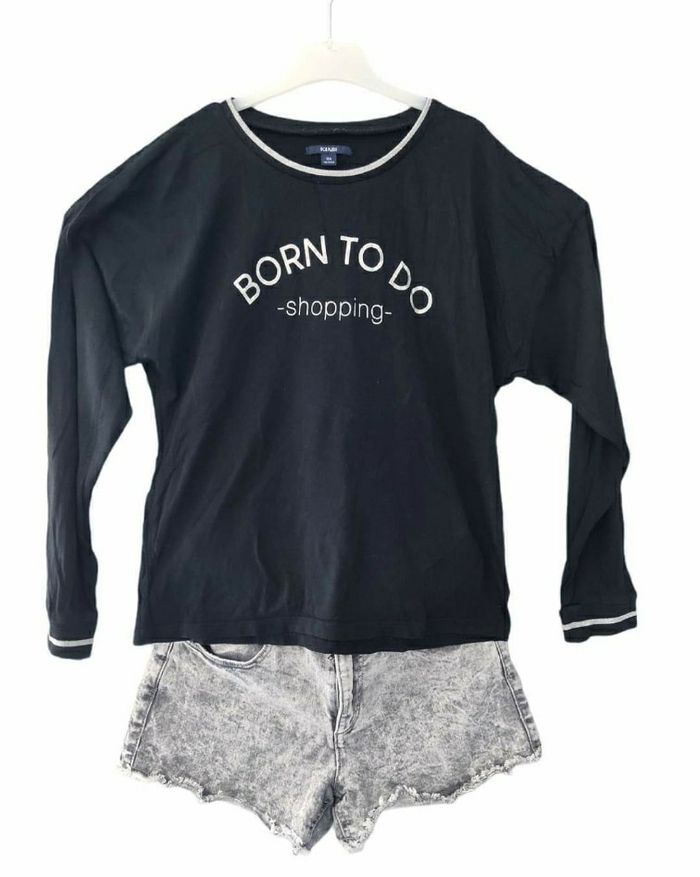 12 ans fille ensemble t-shirt et short