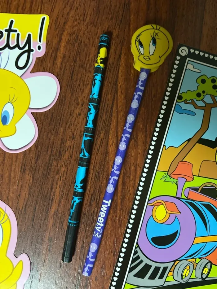 Lot images et crayons de papier Tweety - photo numéro 2