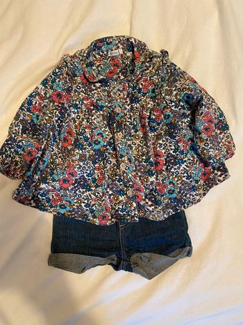 Ensemble blouse et short Monoprix