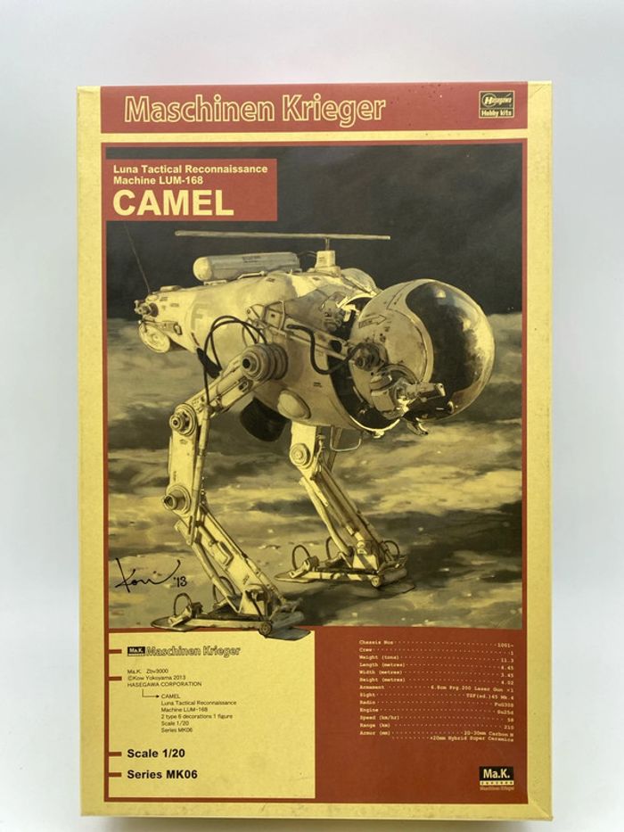 Maquette Hasegawa Maschienen Krieger Camel