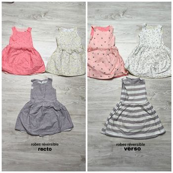 Lot robes reversible
