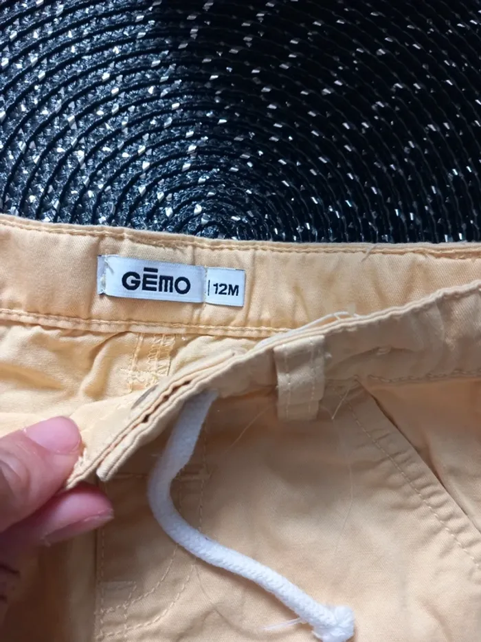 Short jaune bébé – Gémo – 12 mois - photo numéro 2