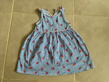 Robe pastèque 🍉 DPAM 24 mois 86 cm