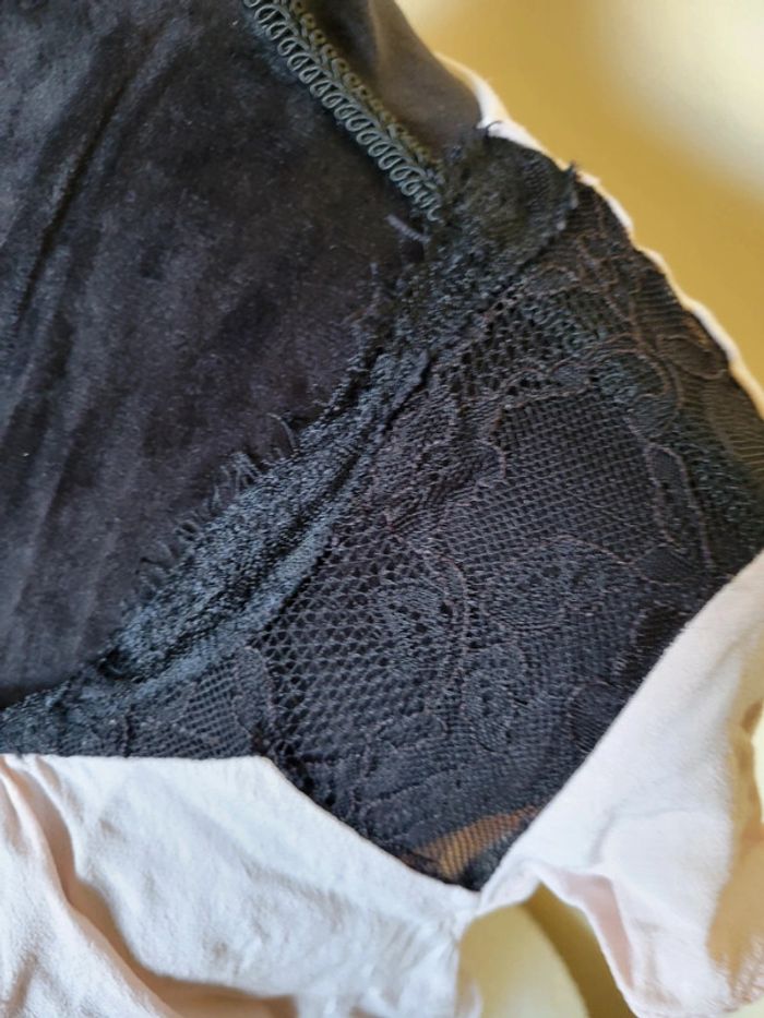 Haut rose avec dentelle Camaïeu - photo numéro 2