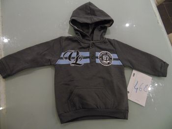 gilets 18 mois a capuche gris les petit babies