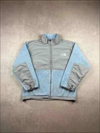 The North Face Denali Fleece Full Zip Retro Pile Jacket TNF Vest | Light Blue | Size XS | Women