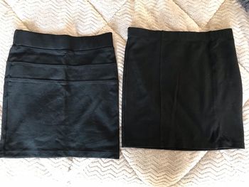 Lot de 2 minis jupes noire pinkie