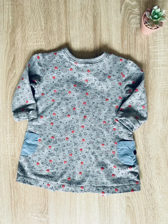 Robe / tunique sweat Vertbaudet 5 ans