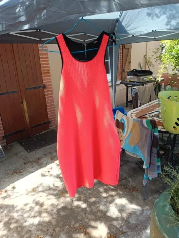Robe sport mim orange noir